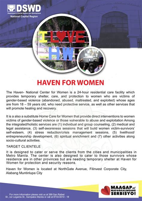 haven for women- alabang- contact number